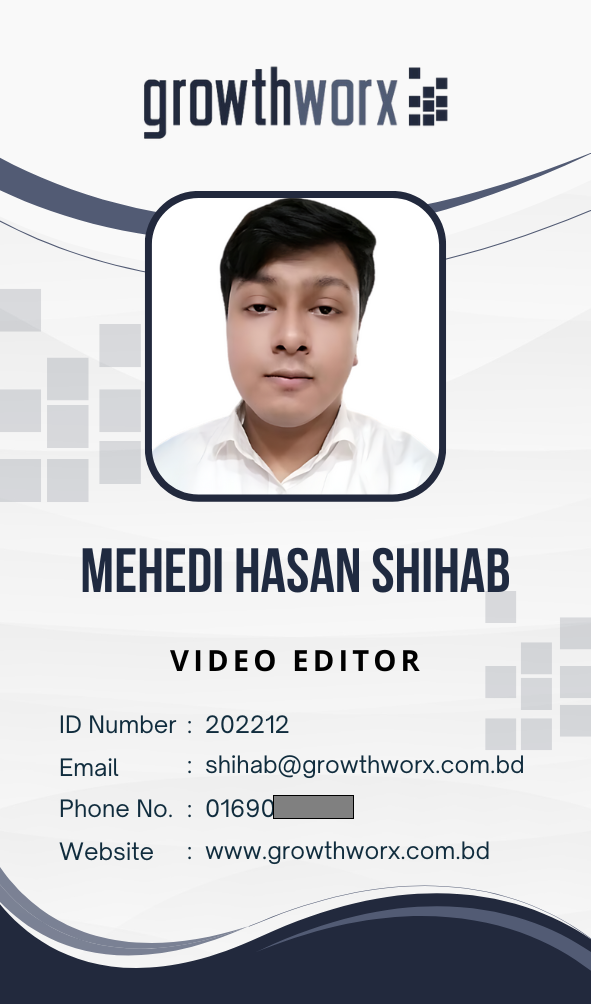 Mehedi Hasan Shihab ID Card Front